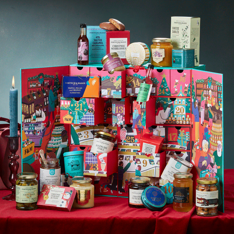 Fortnum and Mason Feasting Advent Calendar 2025 - luxury hamper-style countdown