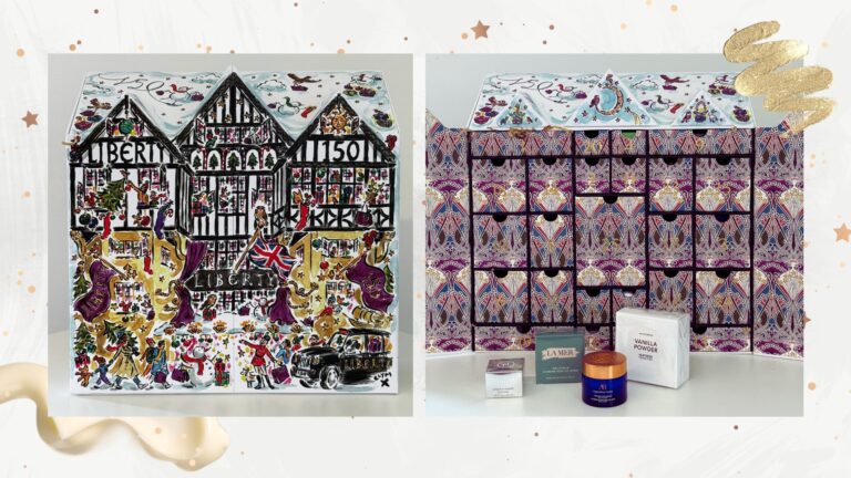 Liberty Beauty Advent Calendar 2025 — the iconic Ianthe print box with 30 luxury products
